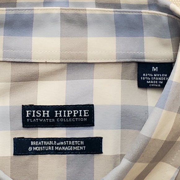 Fish Hippie Shirts Fish Hippie Flatwater Collection Stretch Button